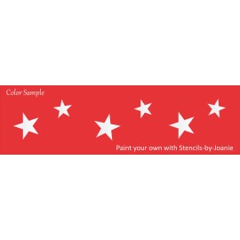 Stencils by Joanie Star STENCIL Americana Army Barn Western Patriotic July Border DIY Signs Joanie