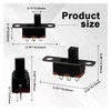 Mini Slide Switches 25pcs 0.1 inch (3 mm) 2 Tier