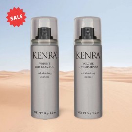 Kenra Volume Dry Shampoo 1.2 Oz/34g Travel Size, Pak of 2 Cans FREE Shipping NEW