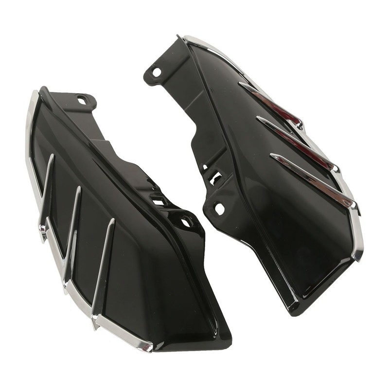 XMT-MOTO Black Mid-Frame Air Deflectors for Harley Touring and Trike