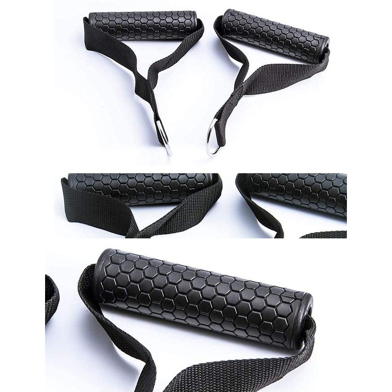 ANCLLO Exercise Resistance Bands Handle -Cable Machine Attachments Resistance Bands