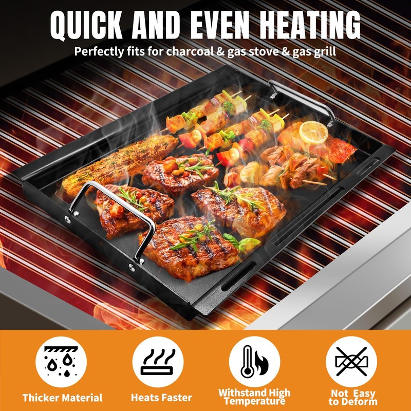 Full-Size Griddle For Weber Genesis II LX 300 E&S 310