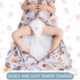BSTOPPT 3 Pack Baby Sleep Sack 100% Rayon Cotton Baby Sleeping Bag 2-Way Zipper Toddler Wearable Blankets TOG 0.3. (Fox&Dinosaurs&Dark gray, 0-6 Months)