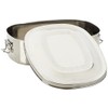Relags Stainless Steel 'Lunch Box' Small Tin, Silver, 0.45 Litres
