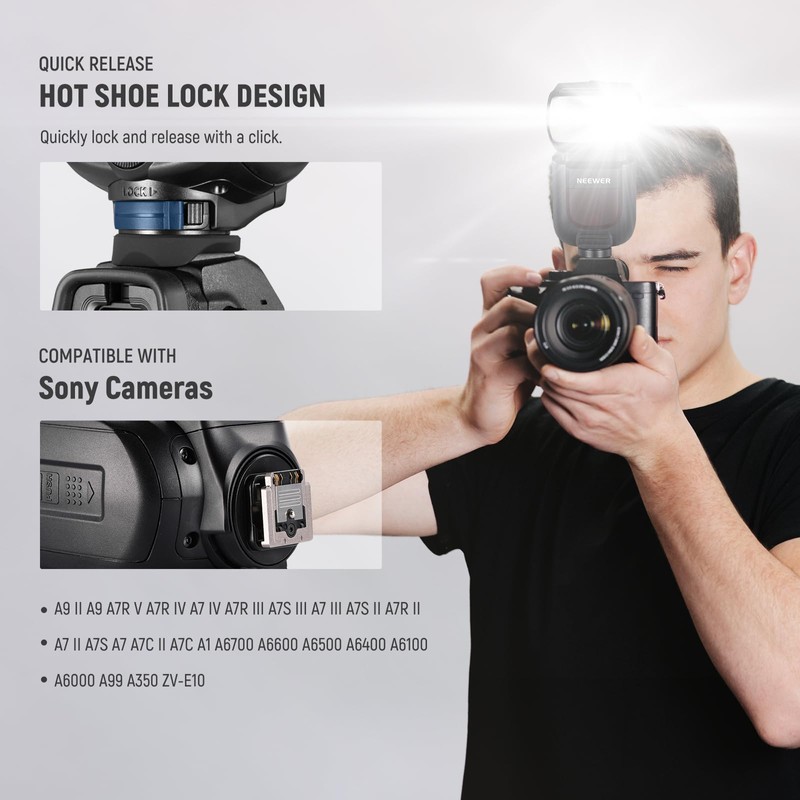 NEEWER NW760-S TTL Flash Speedlite Compatible with Sony DSLR Cameras,