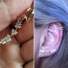Aonklot Leaf Ear Cuff Earrings for Women - Non Piercing