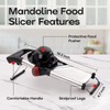 X Home Stainless Steel Mandoline Slicer for Kitchen, Adjustable Food