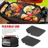 GGC Cast Iron Griddle for Weber 6558 Q100 Q120 Q1000