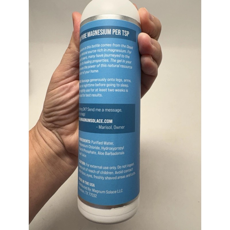 Magnum Solace Magnesium Gel by Magnum Solace - Topical Magnesium