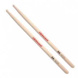 Wincent 8A Hickory Drumsticks, Barrel Tip