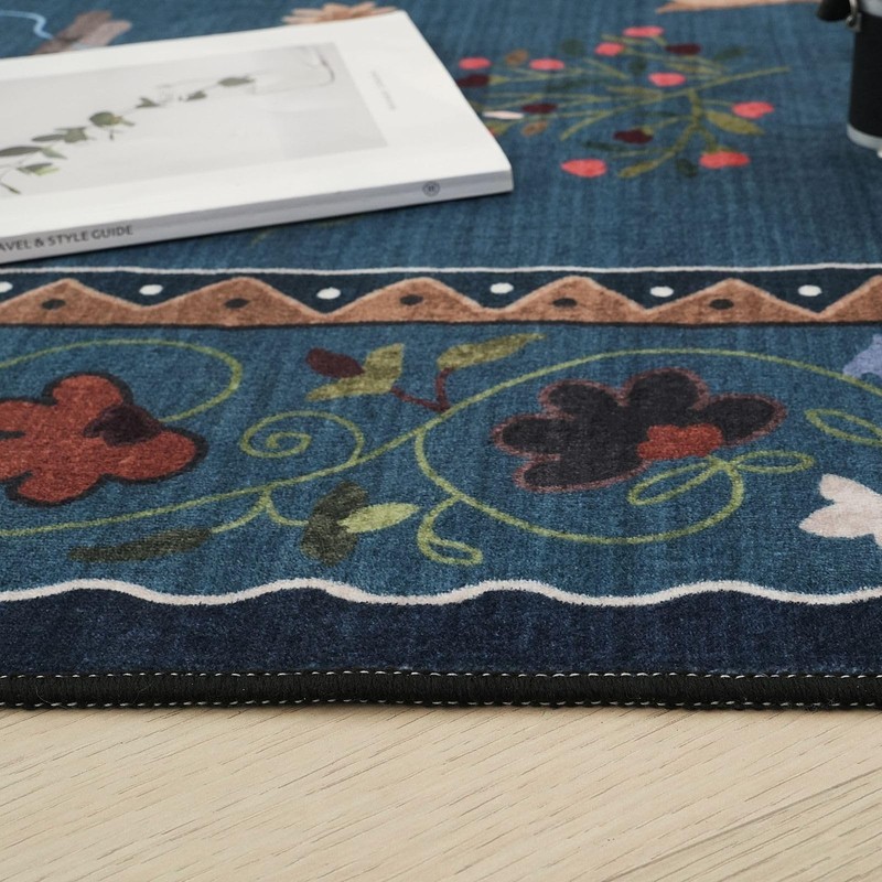 Rugcomf Runner Rug for Kitchen Non Slip 2'6''x8' Washable Rugs