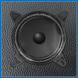 A ABSOPRO 10 Inch Vehicle Car Speaker Subwoofer Waffle Grill Cover Guard 2pcs Item Replacement