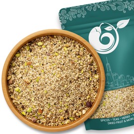 NY Spice Shop Dukkah Spice Blend - 8 Ounce Dukkah Mix Seasoning - Egyptian Dukkah Nut And Spice Blend - Gourmet All Purpose Spice Mix - Culinary Savory Spice Seasoning For Baking & Seasoning