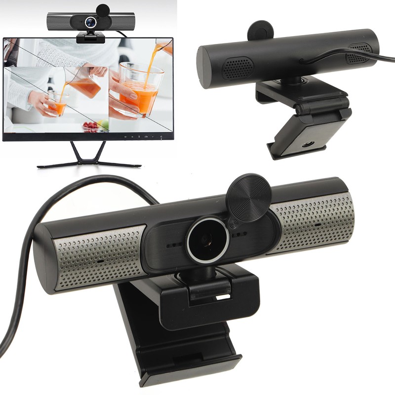 PC Webcam with Microphone 2K 30 Frame Auto Focus FHD