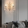 YLONG-ZS Crystal Wall Sconce Crystal Wall Chandelier Wall Lamp Modern