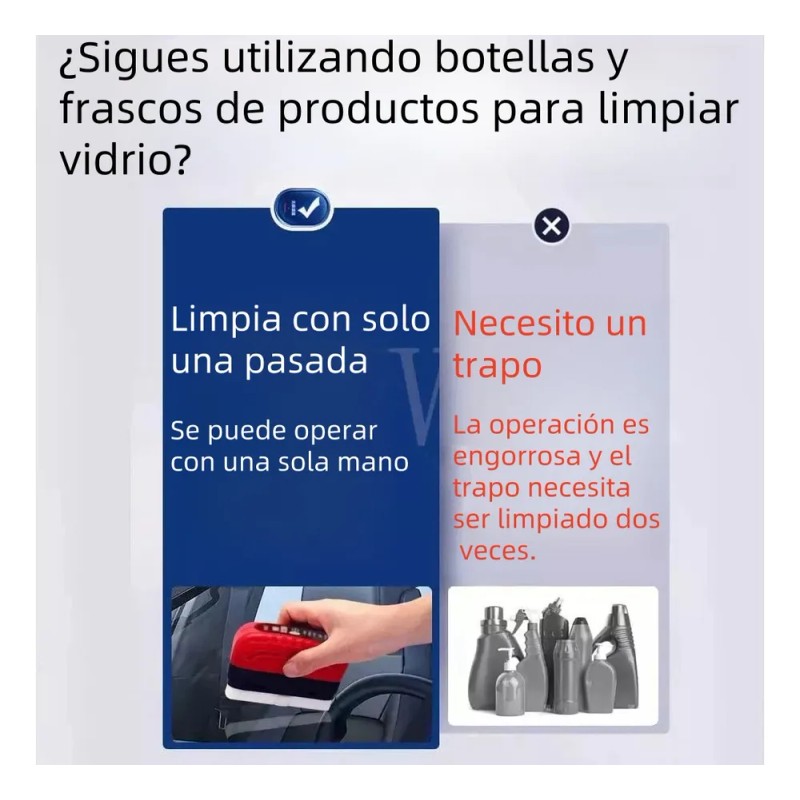 Limpiador Hidrofóbico Para Cristales De Auto 2 Piezas 120ml Incoloro