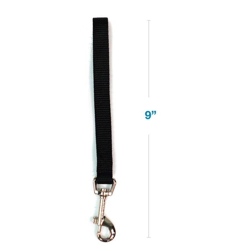 Blue-9 Dog Training Leash, 9 Inch Tab Lead for Obedience,
