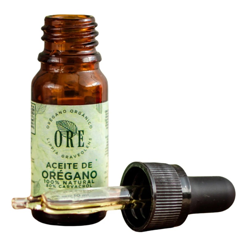 Ore, Aceite De Orégano 10 Ml Gotero Portátil