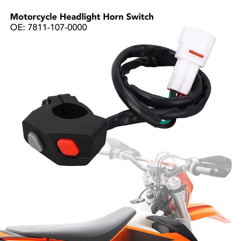 Motorcycle Handlebar Switch, Motorcycle Headlight Horn Switch, Handlebar Control Button