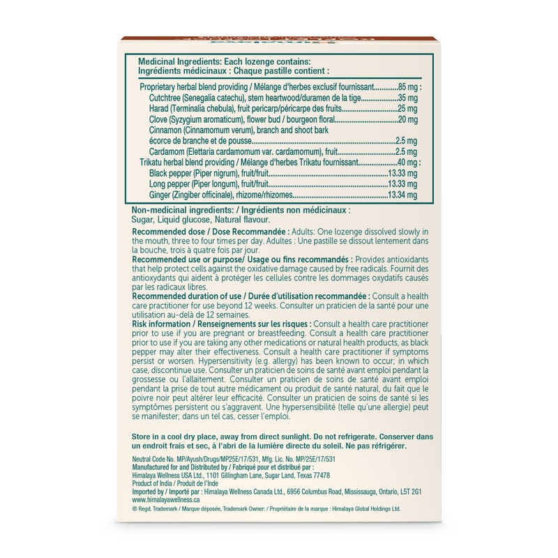Himalaya Koflet Lozenges, Vanilla Chai Flavor, Provides Antioxidants, Includes Ginger,