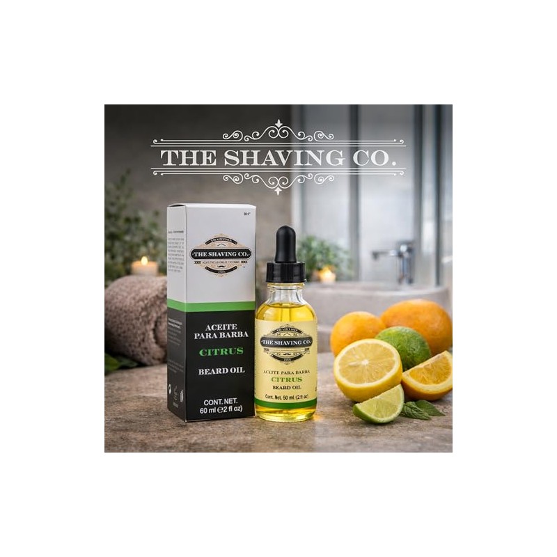Aceite para Barba Citrus 60ml/2oz. Nutre, Humecta e Hidrata tu