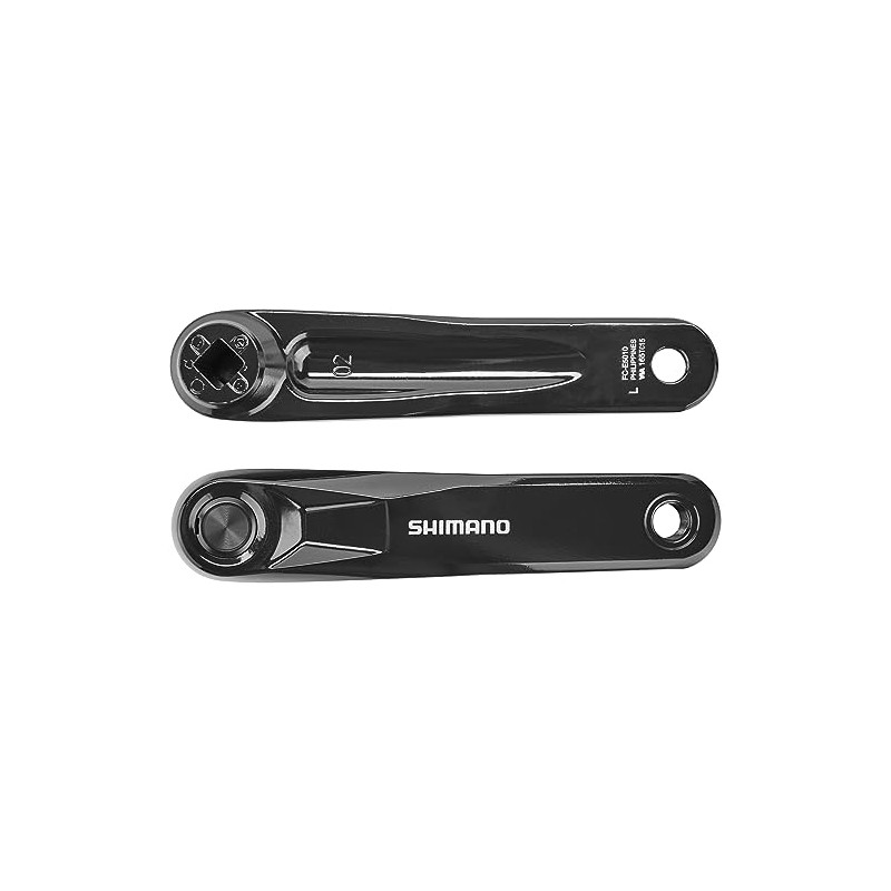 Shimano Unisex - Adult Steps Crank Arm Set, Black, 175mm