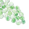 MECCANIXITY Glass Beads,1set Round Glass Gemstone Green 0.60lbs (0.63") Glass