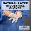 Industrial Latex Disposable Gloves, 1000 Pack, Size Small, Textured Fingertips,