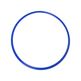 Cawila Set of 10 Coordination Rings Various Sizes and Colours, Ø50cm, blue