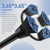 ispuoocti Cane Tip,Quad Cane Base Self Standing Design with Heavy