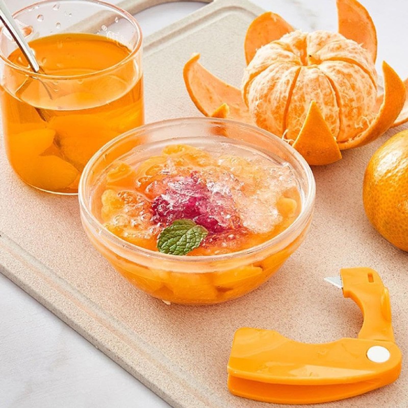 2 PCS Orange Peeler, Orange Peeler Tool, Citrus Opening Tool,
