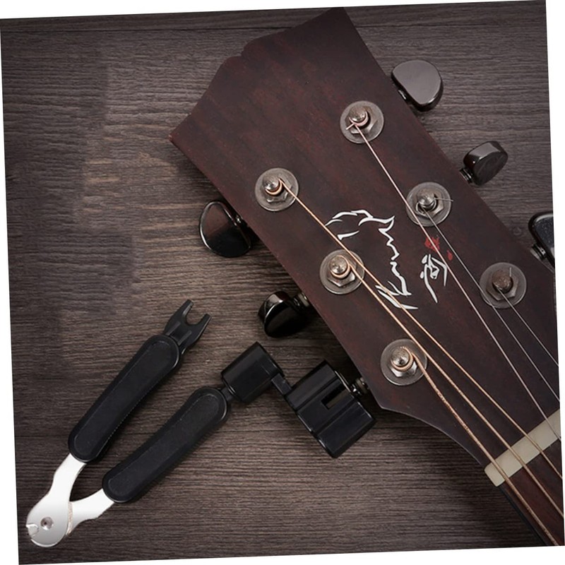 Totority Acoustic Guitar String Change Tool String Winder Cutters Bridge