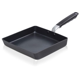 TECHEF - Tamagoyaki Japanese Omelette Pan/Egg Pan Skillet, PFOA-Free, Dishwasher Safe, Induction-Ready, Made in Korea (Black/Large)