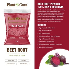 Red Beet Root Powder 5 lbs. Bulk Beta Vulgaris Nitric Oxide Extract Super Food