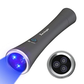 TactEagle UV Flashlight, High Efficient COB black light LED Professional 365nm Blacklight Detector for Dog Urine, Pet Stains and more