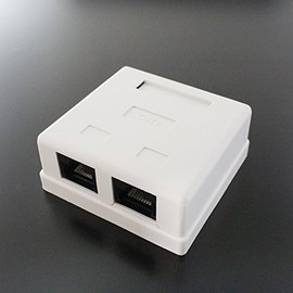 taro-zu Taro 'Small LAN for Low Zed, CAT6/Cat5e, 2 Ports RJ45 8 Pole 8 Core Exposure Tool-Free crs45 – c62j ECO Simple Package