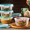 Snapware Total Solution Round Plastic Food Storage Container Set (10-Piece