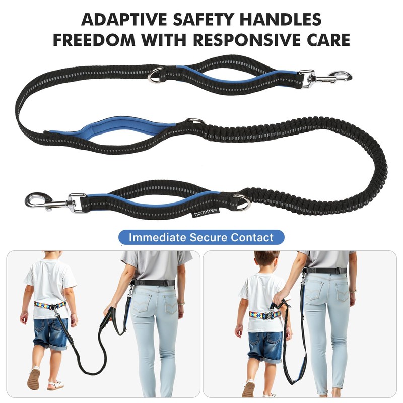 Safety Waist Leash Harness for Kids with Autism, Hands-Free Waist