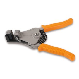 Beta 1143 Schneid- und Abisolierzange für Kabel 0,5-6 mm² (hochwertiger Kabelabisolierer, robustes Elektriker Werkzeug, robustes und langlebiges Handwerkzeug, Kabelzange), Silber / Orange