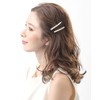 VINGTAINE H-542 Classical Pearl Hairpins, Set of 2, Hair Accessories,
