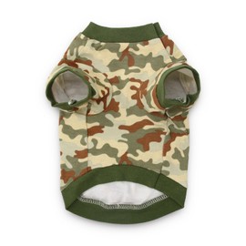 DroolingDog Dog Clothes Dog Camo Tee Shirts Camouflage T Shirt Pet Apparel for Dogs
