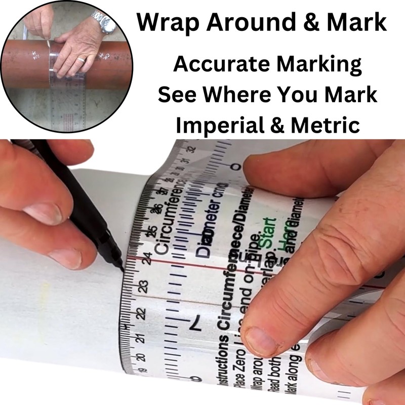 CLPA 20" Diameter Measure & Mark C-Pi-D Pipe Wrap Around