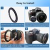 52mm to 55mm Camera Filter Ring/52mm to 55mm Step-Up Ring