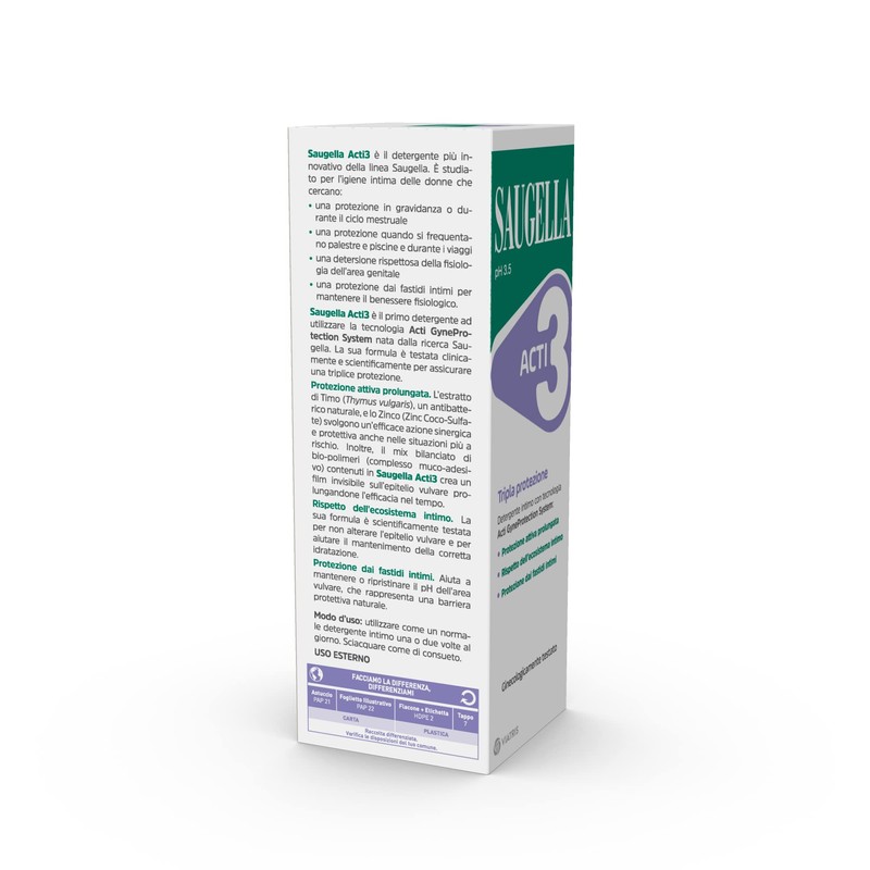 Saugella Acti3 Triple Protection with Zinc and Zinc for Protection