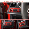 Sekhyna Headlight Switch Button Panel Frame Cover Trim Soft Carbon