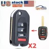 KeyMaster 2X Upgraded Flip Remote Key Shell Case Fob for