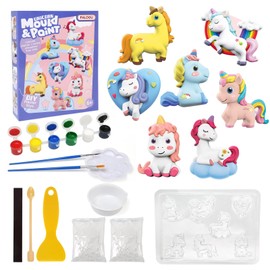 Ballery Unicorn Toy for Girls, Painting Set, Craft Set for Children, Creative Gift for Birthday, Christmas, with Cast Plaster, Kids for Girls 3 4 5 6 8 9 10 12 Years