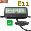 ETUKER 2x Number Plate Lamp LED 12v Waterproof CE Trailer