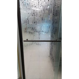 THE SHOWER DOOR SINGLE SIDED CONTEMPORARY LADDER (H) TOWEL BAR 18'" & 24" BN, GOLD  ORB, CHROME