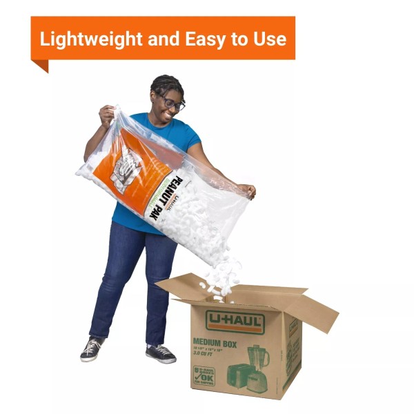 UHAUL PACKING PEANUTS BIODEGRADEABLE QUALITY DEALER - FAST SHIPPING!